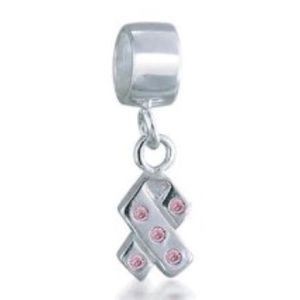 Pandora breast cancer awareness charm